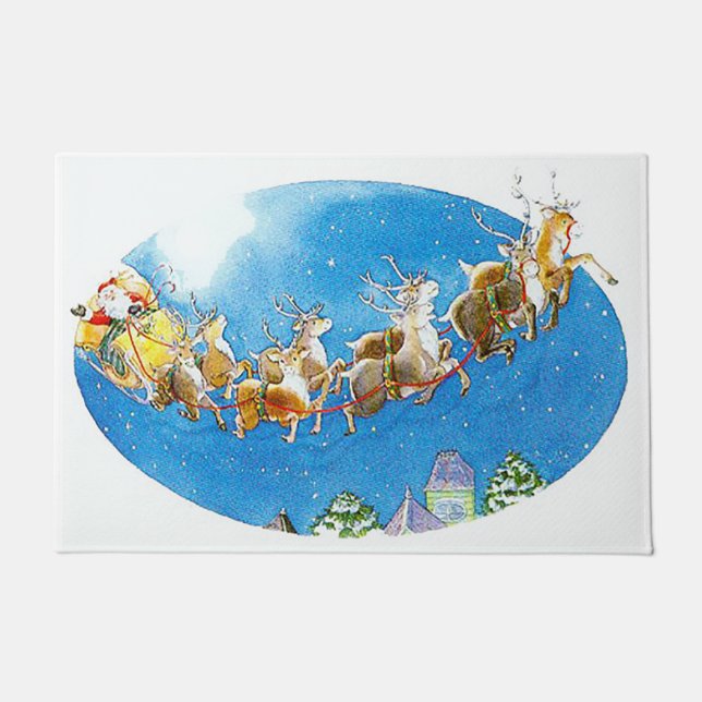 'Das war die Nacht vor der Tür Fußmatte (Vorderseite)