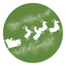 "Das war die Nacht vor Weihnachten"-Aufkleber