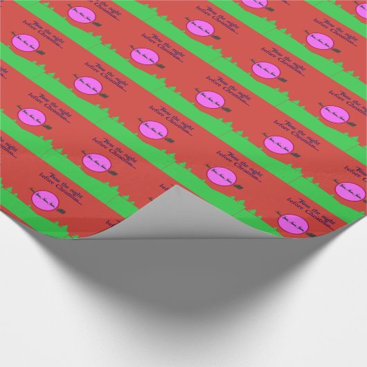 Das war die Nacht vor Weihnachten Geschenkpapier (Ecke)