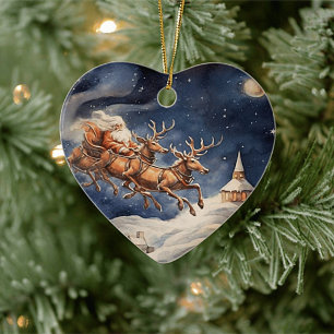 "Das war die Nacht vor Weihnachten-Ornament Keramik Ornament