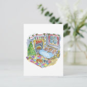 Das war die Nacht vor Weihnachten Postkarte (Stehend Vorderseite)