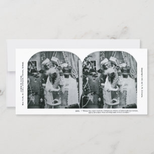 Das war die Nacht vor Weihnachten Stereoview 1897
