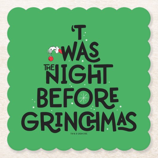 Das war die Nacht vor Weihnachten Untersetzer (Vorderseite)
