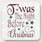 Das war die Nacht vor Weihnachten Untersetzer (Vorderseite)
