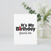 Das war mein Geburtstag Postkarte (Stehend Vorderseite)