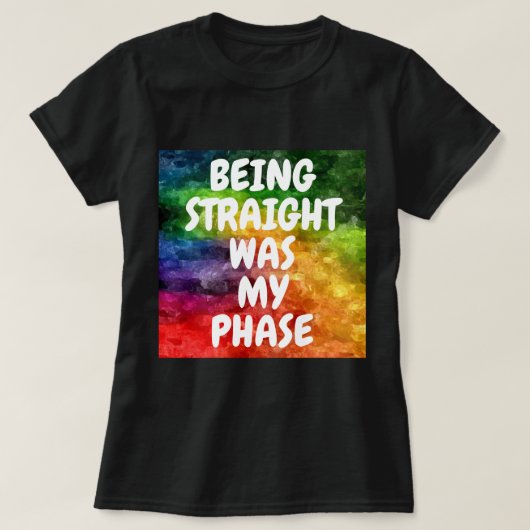DAS WAR MEINE PHASE. T-Shirt (Design vorne)