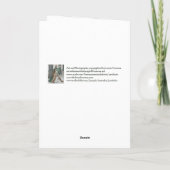 "Das war nicht ich!" Feiertagskarte (Rückseite)