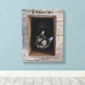 Das war nicht ich! Leinwand Art (Insitu (Holzboden))