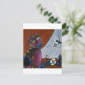 Das war nicht ich postkarte (Stehend Vorderseite)