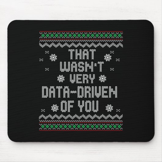 Das war nicht sehr datenintensiv über WeihnachtsWe Mousepad (Vorne)