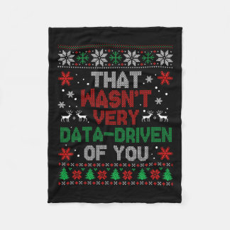 Das war sehr datengetrieben von dir Weihnachtsfeie Fleecedecke