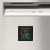 Das war sehr datengetrieben von dir Weihnachtsfeie Magnet (In Situ (Geschirrspüler))