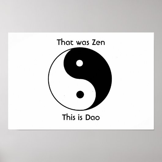 Das war Zen Poster (Vorne)