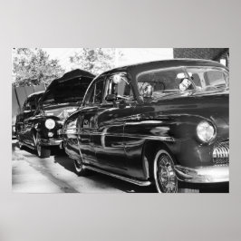 "Das waren die Tage" Vintages Oldtimer-Poster Poster