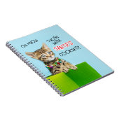 Das waren Santas Cookies Weihnachtskitten Notizblock (Rechte Seite)