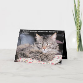 Das warme Licht all dieser Kerzen Karte