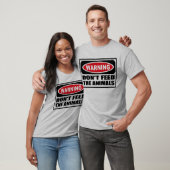 Das Warnen FÜTTERN den TIEREN den T - Shirt der (Unisex)