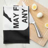 Das Warnen kann umdrehen Handtuch (Viertel Falte)