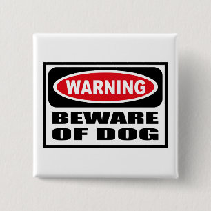 Das Warnen PASSEN vom HUNDknopf auf Button