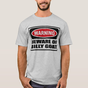Das Warnen PASSEN vom T - Shirt BILLY-ZIEGE Männe
