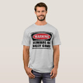 Das Warnen PASSEN vom T - Shirt BILLY-ZIEGE Männer (Vorne ganz)