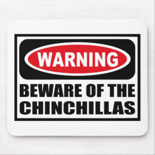 Das Warnen PASSEN von den CHINCHILLAS Mousepad auf