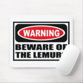 Das Warnen PASSEN von den LEMURS Mousepad auf (Mit Mouse)
