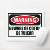 Das Warnen PASSEN von der BAUMWOLLE DE TULEAR Mousepad (Mit Mouse)