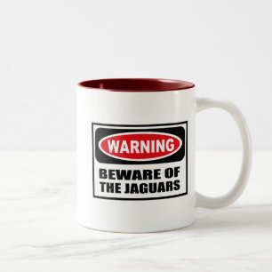 Das Warnen PASSEN von der JAGUARE Tasse auf