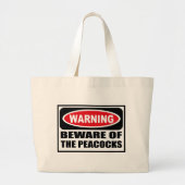 Das Warnen PASSEN von der PFAUS Tasche auf (Vorne)