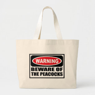 Das Warnen PASSEN von der PFAUS Tasche auf