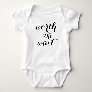 Das warte Baby Funny Niedlich Baby Strampler