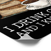 Das, was ich lese Bücher, die ich trinke Kaffee ic Poster (Ecke)