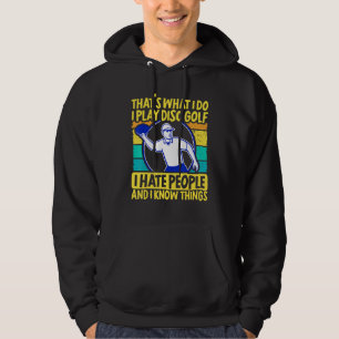Das, was ich mache, spiele ich Disk Golf Frisbee G Hoodie