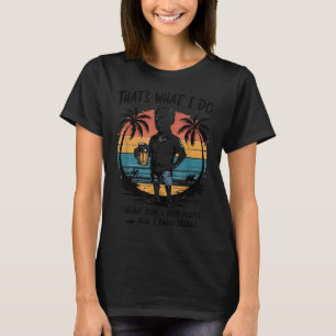 Das, was ich trinke Bier, hasse ich Leute, die ich T-Shirt