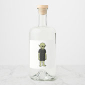 Das, was sie gesehen haben - ich glaube, Alien beg Alkoholflaschenetikett (Vorderseite)