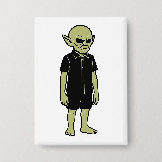 Das, was sie gesehen haben - ich glaube, Alien beg Button (Vorderseite)