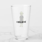 Das, was sie gesehen haben - ich glaube, Alien beg Glas (Rückseite)