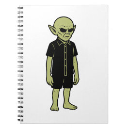 Das, was sie gesehen haben - ich glaube, Alien beg Notizblock