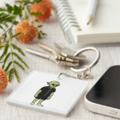 Das, was sie gesehen haben - ich glaube, Alien beg Schlüsselanhänger (Vorderseite rechts)