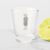 Das, was sie gesehen haben - ich glaube, Alien beg Schnapsglas (Rückseite)