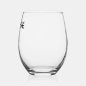 Das, was sie gesehen haben - ich glaube, Alien beg Weinglas Ohne Stiel (Links)