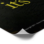 Das, was Sie sehen Poster (Ecke)