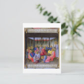 Das Waschen der Füße, Details aus der dritten Tafe Postkarte (Stehend Vorderseite)