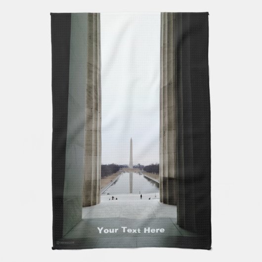 Das Washington-Denkmal Geschirrtuch (Vertikal)