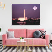 Das Washington Monument, die Hauptstadt und Jeffer Leinwanddruck (Insitu (Wohnzimmer))