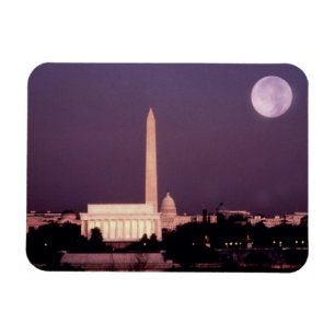 Das Washington Monument, die Hauptstadt und Jeffer Magnet