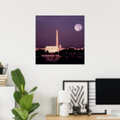 Das Washington Monument, die Hauptstadt und Jeffer Poster (Heimbüro)