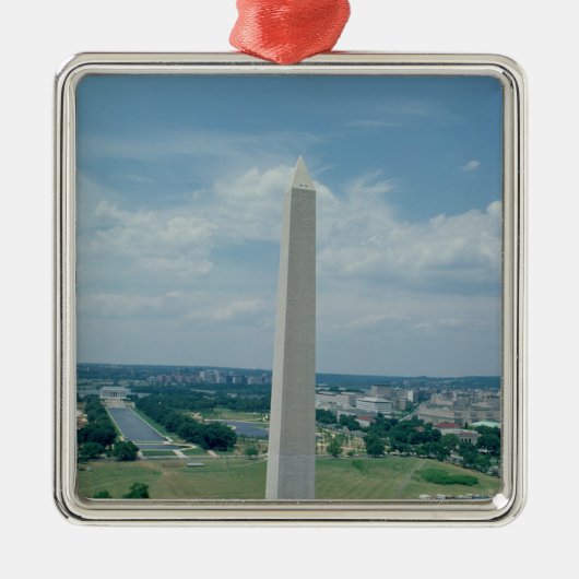 Das Washington-Monument, errichtet 1848-85 Ornament Aus Metall (Vorne)