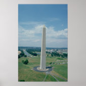 Das Washington Monument, gebaut 1848-85 Poster (Vorne)